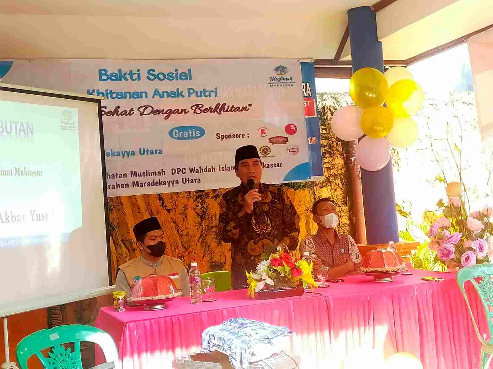 Bakti Sosial DPC Wahdah Islamiyah, Ini Harapan Camat Makassar