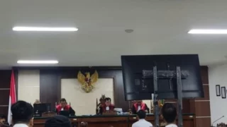 Sidang Pembacaan Putusan Terdakwa Korupsi Bibit Sapi di Jeneponto Yang Berlangsung di Pengadilan Tindak Pidana Korupsi (Tipikor) Makassar